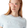 Womens Velour Short Sleeve T-Shirt Womens Velour Short Sleeve T-Shirt