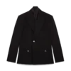 Wool Double Breasted Jacket