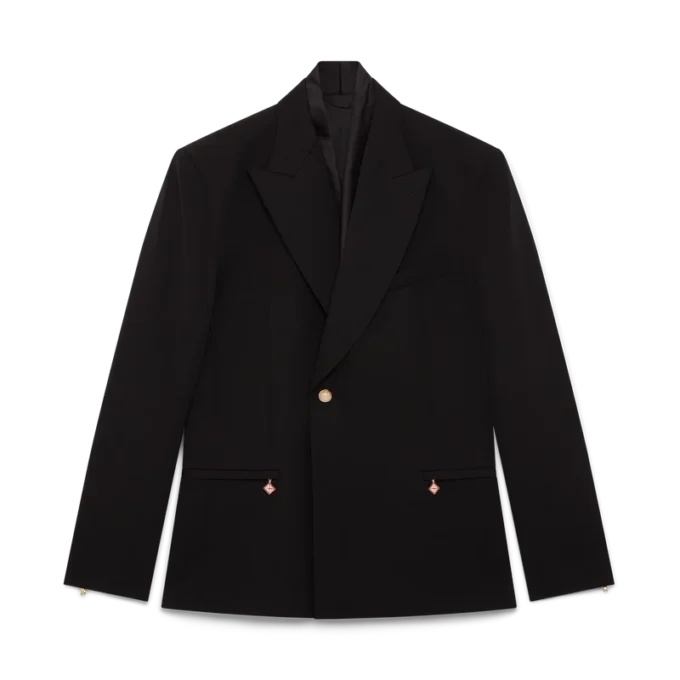 Wool Double Breasted Jacket