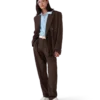 Wool Pleated Tailored Trousers