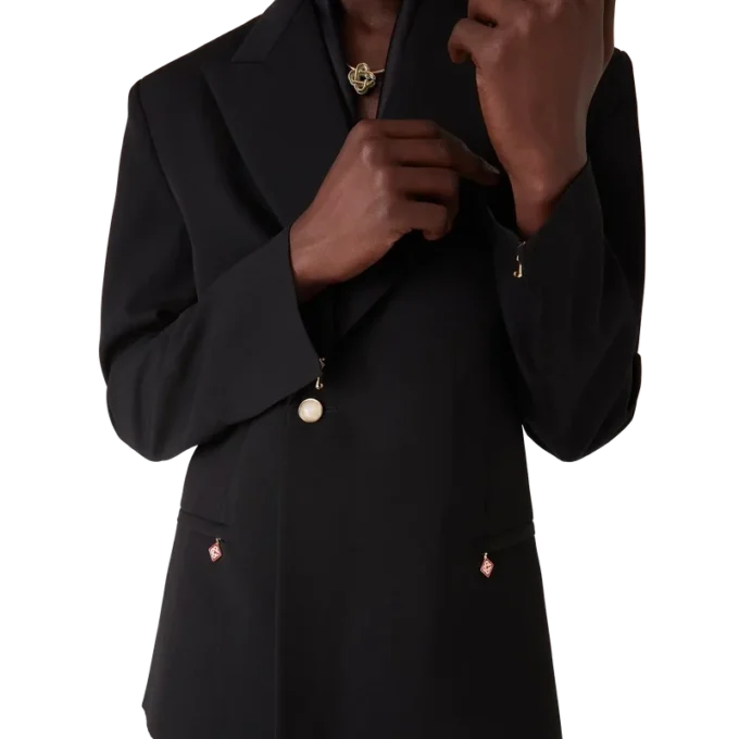 Wool Double Breasted Jacket