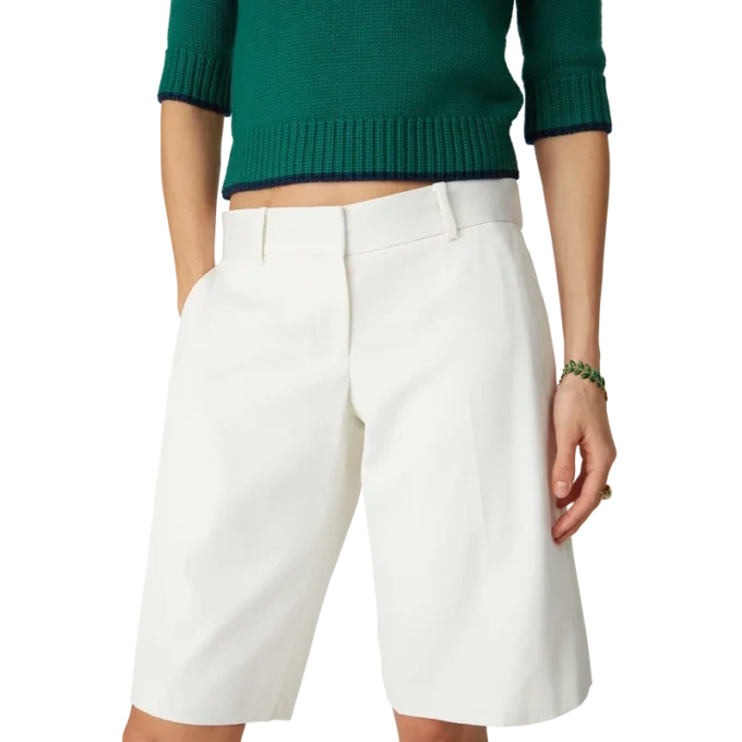 Wool Relaxed Tailored Shorts Wool Relaxed Tailored Shorts