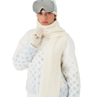 Wool Rib Ski Scarf