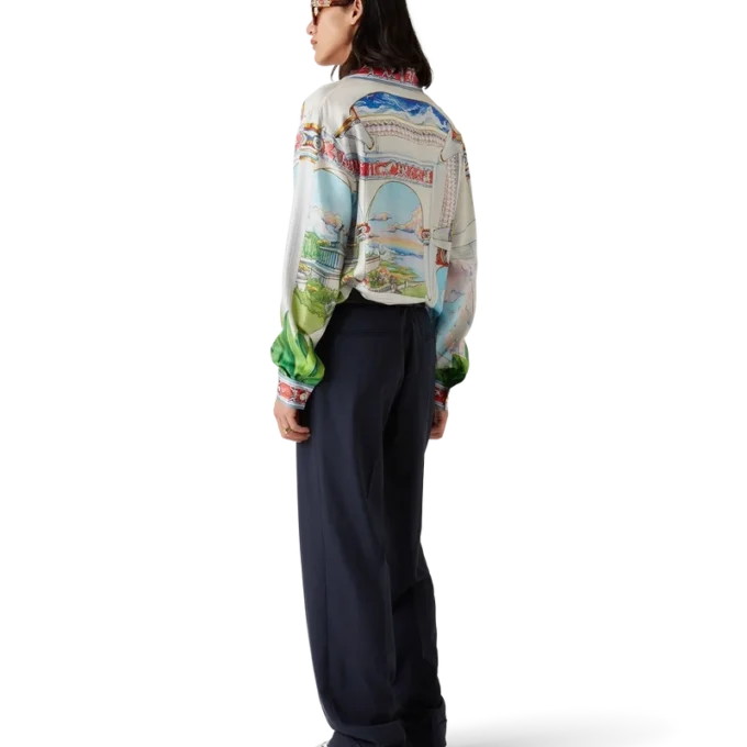 Wool Tailored Pleated Trousers