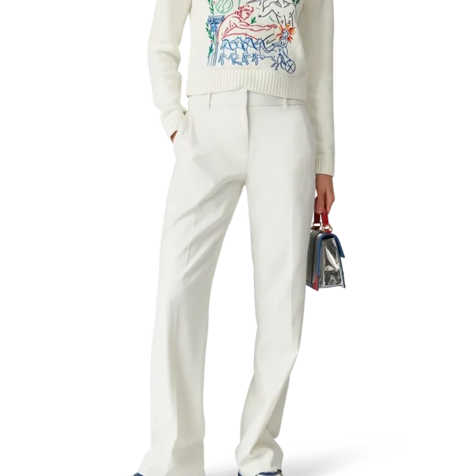 Wool Tailored Trousers
