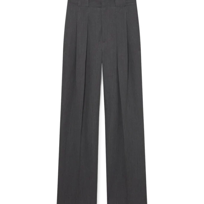 Wool Tailoring Belt Loop Trousers