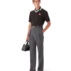 Wool Tailoring Belt Loop Trousers