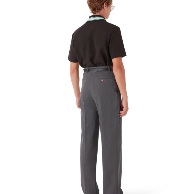 Wool Tailoring Belt Loop Trousers