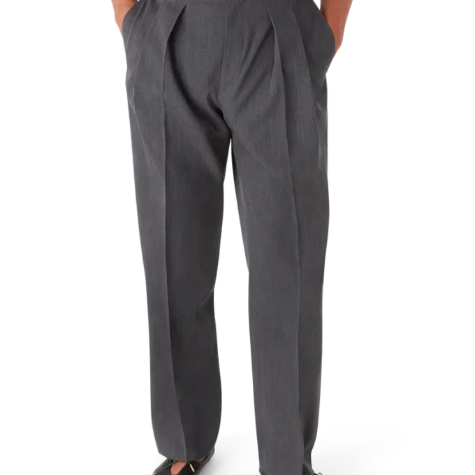 Wool Tailoring Belt Loop Trousers