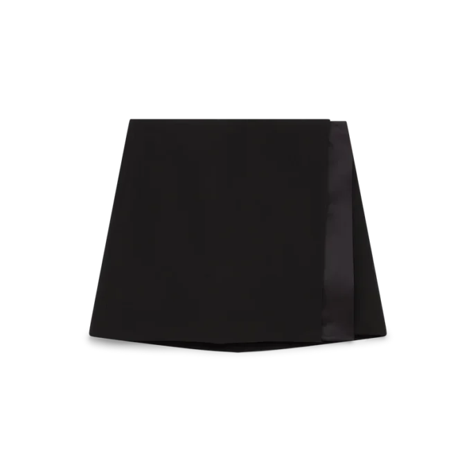 Wool Tailoring Wrap Skirt Wool Tailoring Wrap Skirt