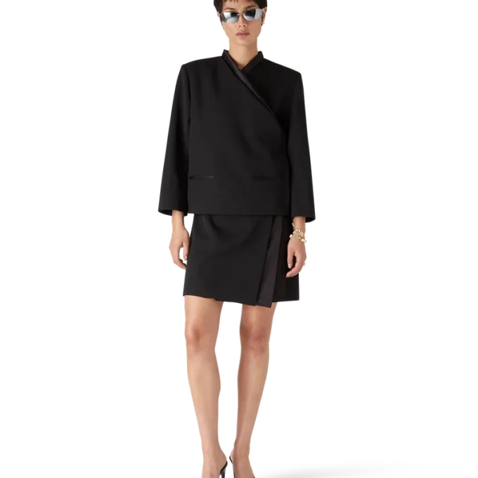 Wool Tailoring Wrap Skirt Wool Tailoring Wrap Skirt